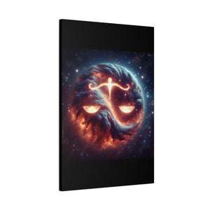Cosmic Balance Wall Art, Celestial Scales Canvas, Astrology Decor, Universe Inspired Home Decor, Gift for Libra Enthusiasts