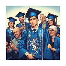 Load image into Gallery viewer, Graduation Canvas Wall Art, Personalized Graduation Gift, Family Celebration Decor, High School Graduation, College Graduation
