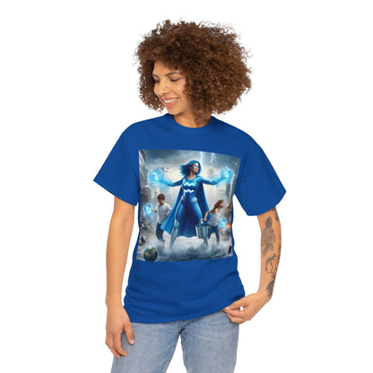 Aquarius Mother's Day (4) Unisex Heavy Cotton Tee