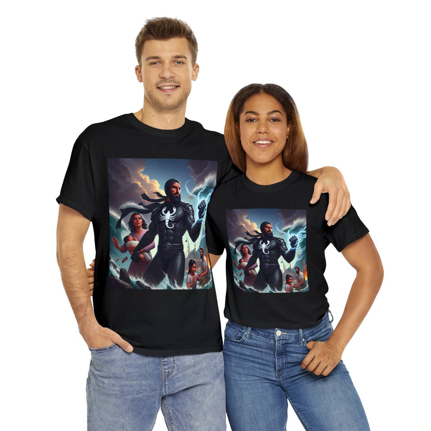 Scorpio Father's Day (4) Unisex Heavy Cotton Tee