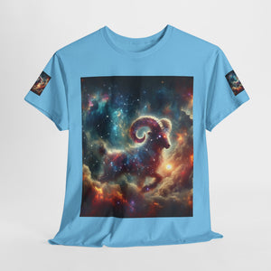 Aries Celestial Astrology Tee - Unisex Short Sleeve Shirt, Cosmic T-Shirt, Horoscope Apparel, Astrology Gift, Zodiac Wear