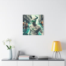 Load image into Gallery viewer, Canvas Print: Halloween Taurus Mummy
