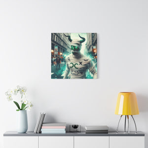 Canvas Print: Halloween Taurus Mummy