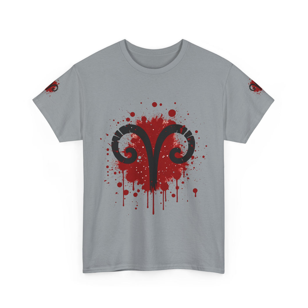 Aries Inspired Unisex Heavy Cotton Tee | Astrology Shirt, Zodiac Apparel, Gift for Astrology Lovers, Rambunctious Spirit T-Shirt, [...]