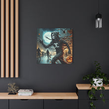 Load image into Gallery viewer, Spooky Halloween Wall Art Canvas, Creepy Decor for Haunted Houses, Trick or Treat Wall Hanging, Frightening Artwork, Seasonal Home Decor

