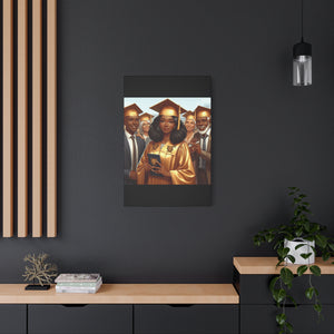 Graduation Canvas Print, Celebration Wall Art, Graduation Gift, Inspired Decor, Educational Achievement, Customizable Artwork