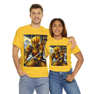 Samurai Gemini (2) Unisex Heavy Cotton Tee