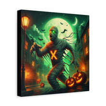 Load image into Gallery viewer, Spooky Halloween Wall Art Canvas, Mummy Decor for Fall, Halloween Party Decoration, Frightening Home Decor, Unique Gift Idea
