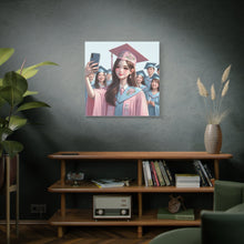 Load image into Gallery viewer, Graduation Canvas Print, Inspirational Wall Art, Personalized Gift, College Decor, Graduation Celebration
