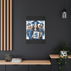 Graduation Canvas Print, Custom Artwork for Grads, Wall Art, Graduation Gift, Decor for Students, Personalized Keepsake
