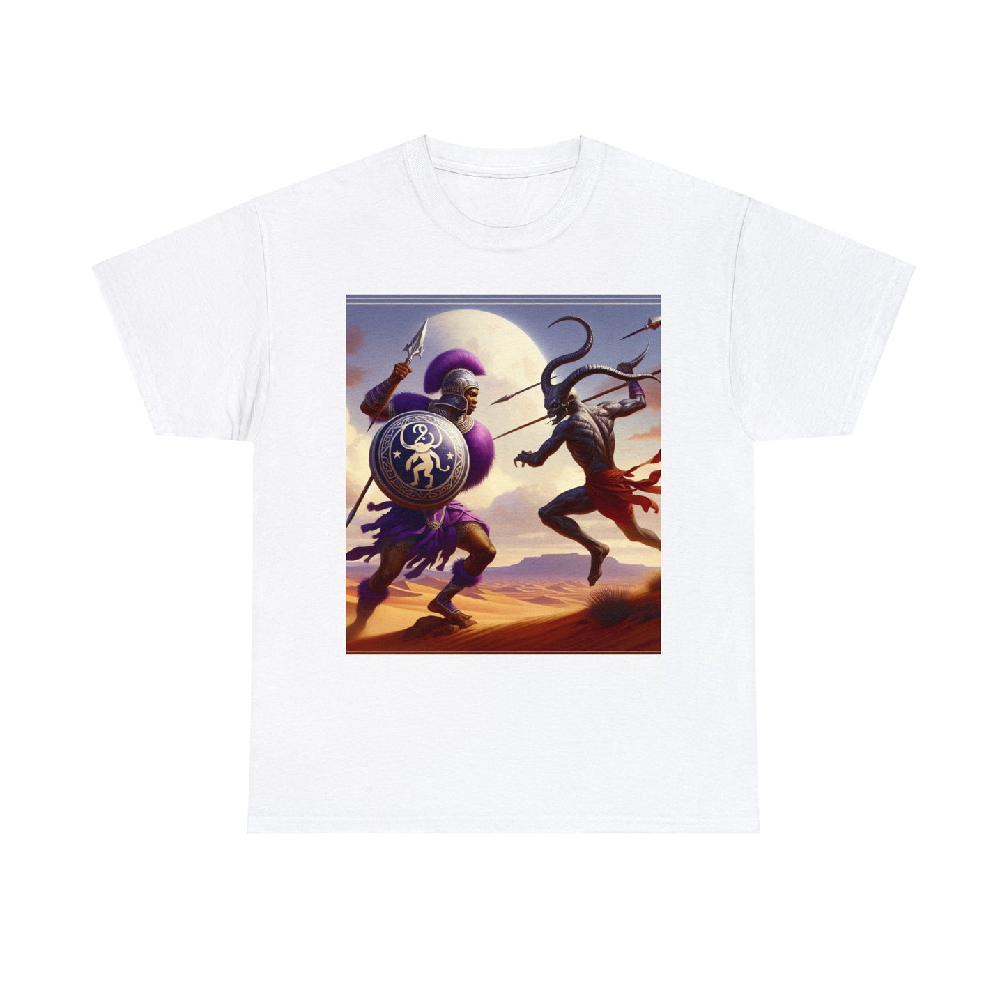 Sagittarius Zulu (4) Unisex Heavy Cotton Tee