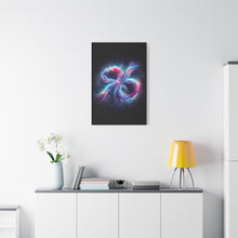 Load image into Gallery viewer, Cosmic Swirl Canvas Art, Galaxy Wall Decor, Abstract Home Decoration, Space-Inspired Artwork, Gift for Sci-Fi Lovers
