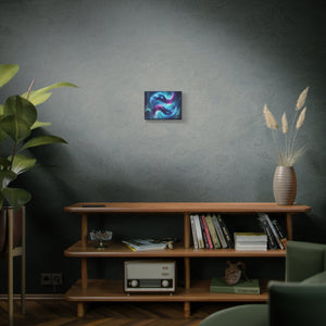 Galaxy Aquarius Wave Canvas Art, Modern Home Decor, Cosmic Wall Art, Unique Gift, Space Lovers