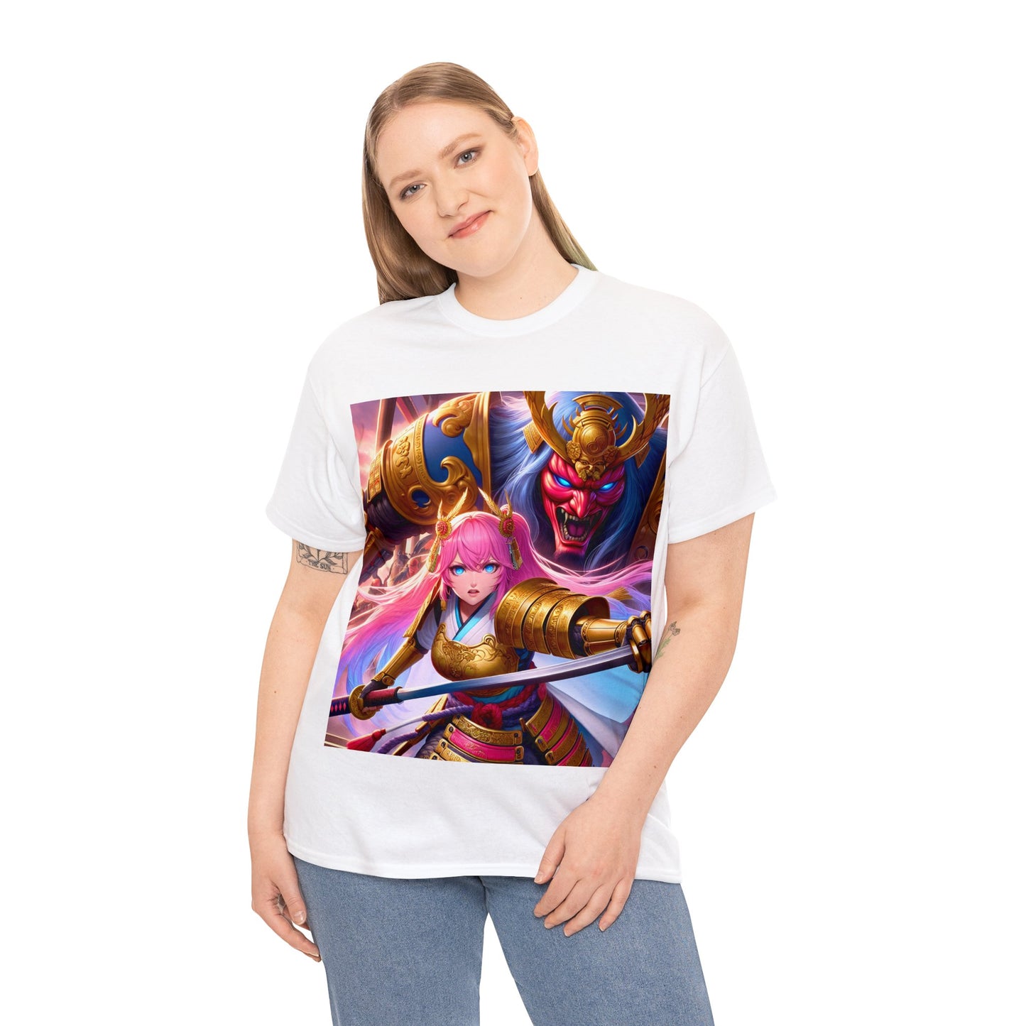 Samurai Libra (F4) Unisex Heavy Cotton Tee