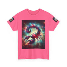 Load image into Gallery viewer, Cosmic Scorpion Tee | Unisex Heavy Cotton Tee | Astrowar Graphic Tees | Space Lover Apparel | Unique Astrology Shirt | Gift for Star [...]
