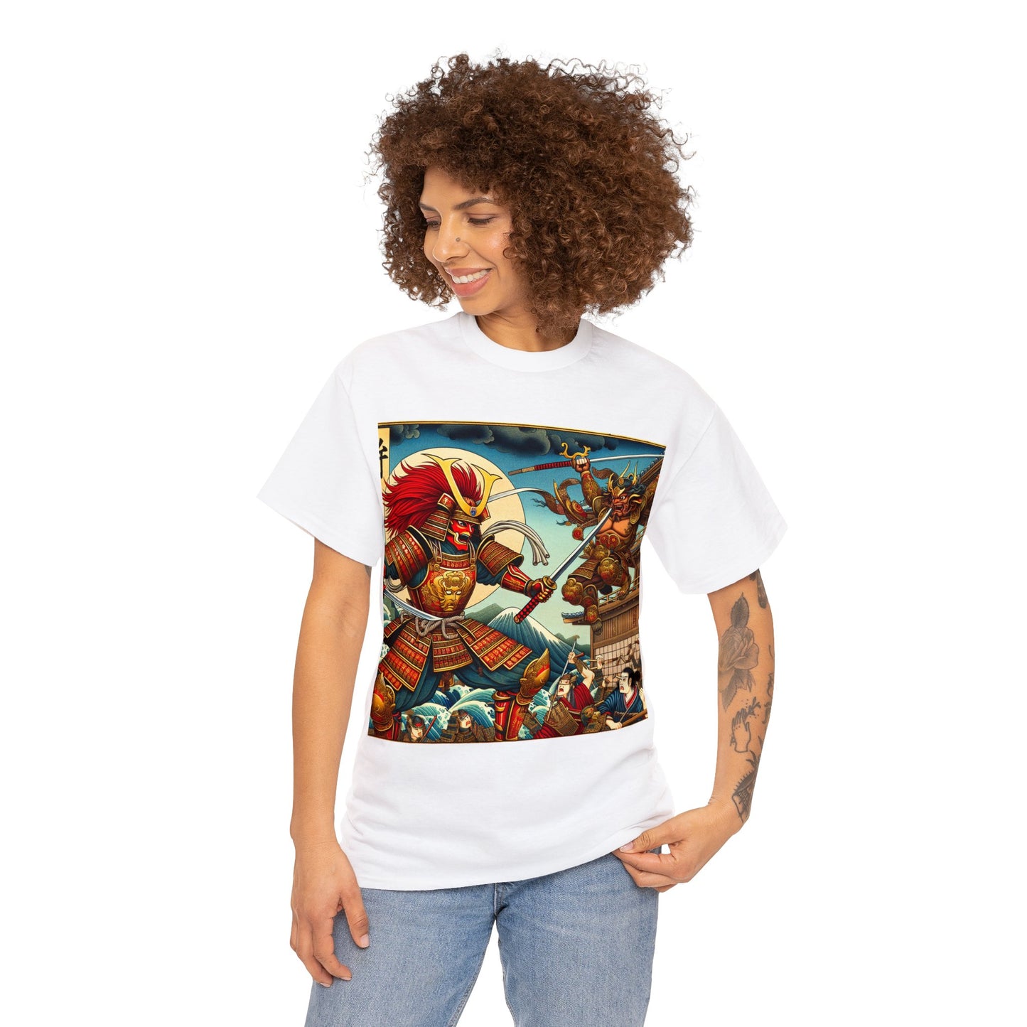 Samurai Aries (1) Unisex Heavy Cotton Tee