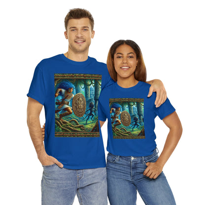 Aquarius Aztec (4) Unisex Heavy Cotton Tee