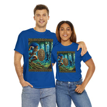 Load image into Gallery viewer, Aquarius Aztec (4) Unisex Heavy Cotton Tee
