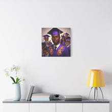 Load image into Gallery viewer, Celebrate Graduation with Custom Matte Canvas Art, Graduation Gift, Home Decor, Wall Art, Unique Graduation Keepsake
