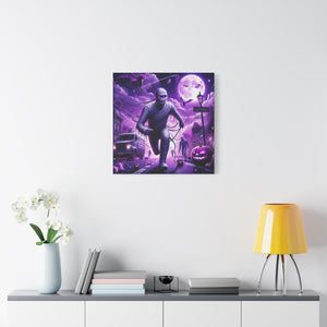 Canvas Wall Art - Halloween Sagittarius Mummy Astrology