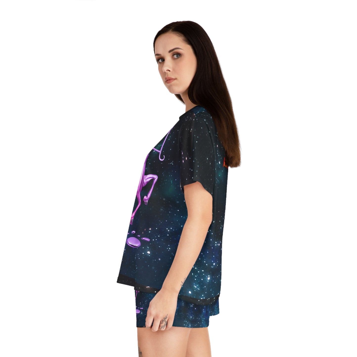 Sagittarius Women's Short Pajama Set (AOP)