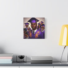 Load image into Gallery viewer, Celebrate Graduation with Custom Matte Canvas Art, Graduation Gift, Home Decor, Wall Art, Unique Graduation Keepsake
