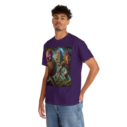 Sagittarius Aztec (F1) Unisex Heavy Cotton Tee