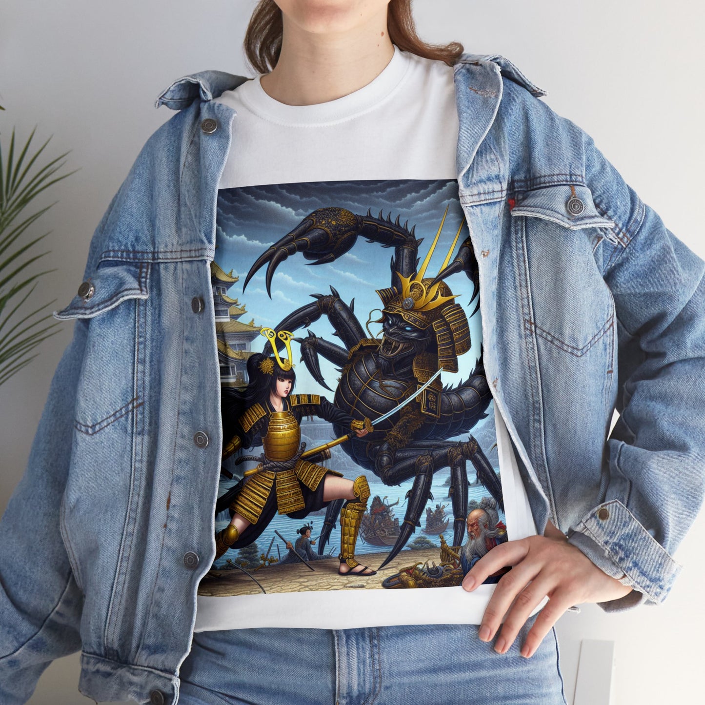 Samurai Scorpio (F3) Unisex Heavy Cotton Tee