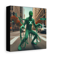 Load image into Gallery viewer, Canvas Print - Halloween Taurus Astrology Mummy
