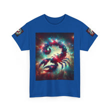 Load image into Gallery viewer, Cosmic Scorpion Tee | Unisex Heavy Cotton Tee | Astrowar Graphic Tees | Space Lover Apparel | Unique Astrology Shirt | Gift for Star [...]
