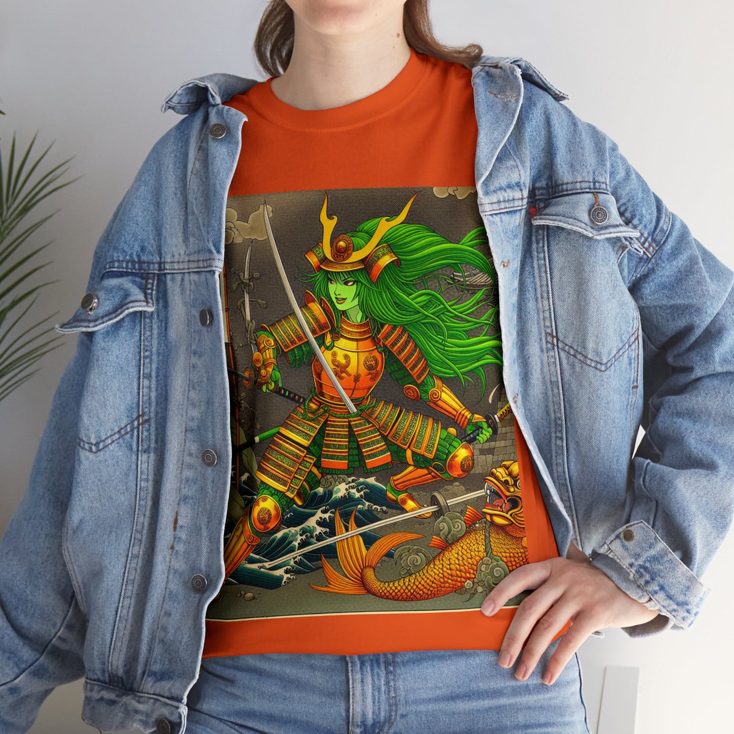 Samurai Pisces (F4) Unisex Heavy Cotton Tee