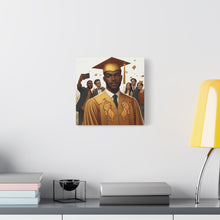 Load image into Gallery viewer, Graduation Canvas Art, Graduate Gift, Class of 2023 Decor, Achievement Wall Art, Inspirational Home Decor, College Graduation
