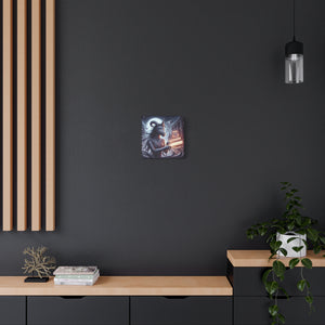Canvas Print - Halloween Capricorn Astrology Mummy
