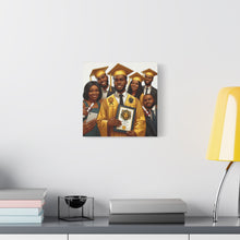 Load image into Gallery viewer, Graduation Celebration Canvas Art, Custom Wall Decor for Graduates, Gift for Newly Graduated, Inspirational Graduate Wall Art, [...]
