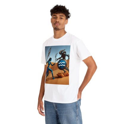 Aquarius Zulu (F4) Unisex Heavy Cotton Tee