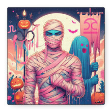 Load image into Gallery viewer, Canvas Art - Halloween Libra Astrology Mummy
