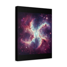 Load image into Gallery viewer, Galactic Canvas Art, Celestial Wall Decor, Cosmic Artwork, Space-Themed Home Decor, Stretched Canvas Print
