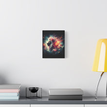 Load image into Gallery viewer, Cosmic Lion Canvas Wall Art, Abstract Lion Decor, Celestial Prints, Space Animal Artwork, Dreamy Home Decor
