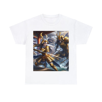 Samurai Cancer (F2) Unisex Heavy Cotton Tee