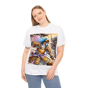 Samurai Libra (3) Unisex Heavy Cotton Tee