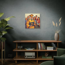 Load image into Gallery viewer, Graduation Canvas Wall Art, Family Celebration Decor, Gift for Graduates, Home Decoration, Personalized Memory
