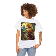 Load image into Gallery viewer, Leo Aztec (F1) Unisex Heavy Cotton Tee
