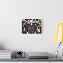 Load image into Gallery viewer, Graduation Canvas Wall Art, Perfect Gift for Graduates, Customizable Graduation Gift, College Decor, Graduation Celebration Decor
