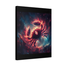 Load image into Gallery viewer, Cosmic Crab Canvas Wall Art, Home Decor for Astrology Lovers, Celestial Crab Decor, Zodiacs, Unique Gift for Birthdays, Wall Hangings, [...]
