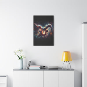 Celestial Taurus Canvas Print, Astrological Wall Art, Zodiac Decor, Horoscope Gift, Unique Home Decoration
