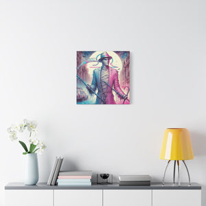 Canvas Print - Halloween Libra Mummy Astrology Design