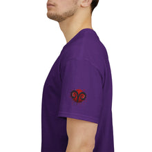 Load image into Gallery viewer, Aries Heart Tee, Unisex Heavy Cotton T-Shirt, Astrology Gift, Birthday Present, Graphic Tee, Casual Wear, Unique Design

