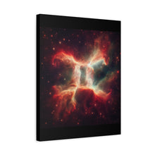Load image into Gallery viewer, Celestial Canvas Wall Art, Starry Decor, Zodiac Home Accent, Gift for Astrology Lovers, Galaxy Art Print, Cosmic Wall Decor
