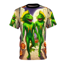 Load image into Gallery viewer, Pisces Halloween (1) Unisex Cut &amp; Sew Tee (AOP)
