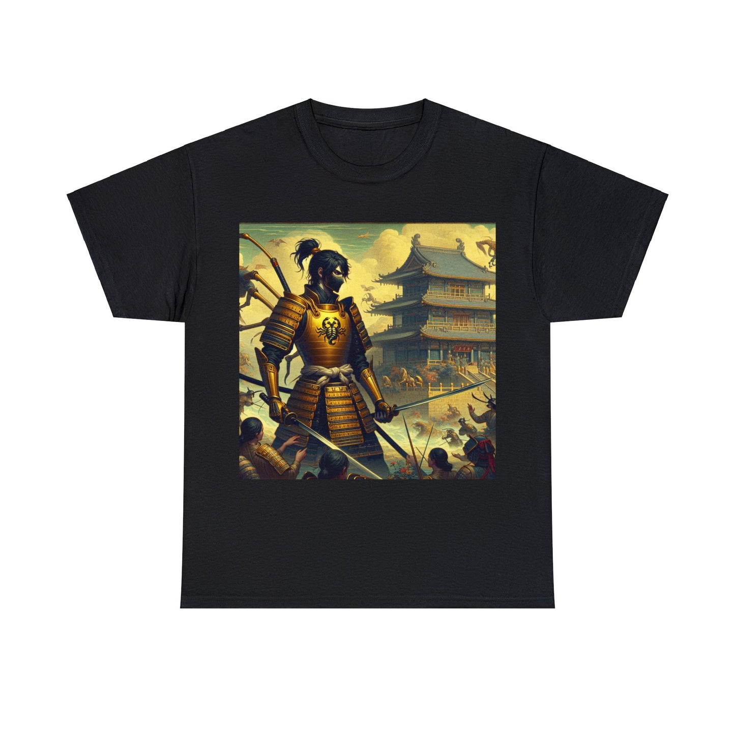 Samurai Scorpio (2) Unisex Heavy Cotton Tee